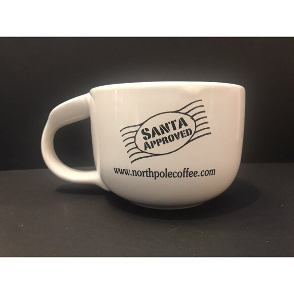 Northpole Coffee Roasting Company Alaskan Made Latte Mug Santa Approved 20 oz - Picture 2 of 4